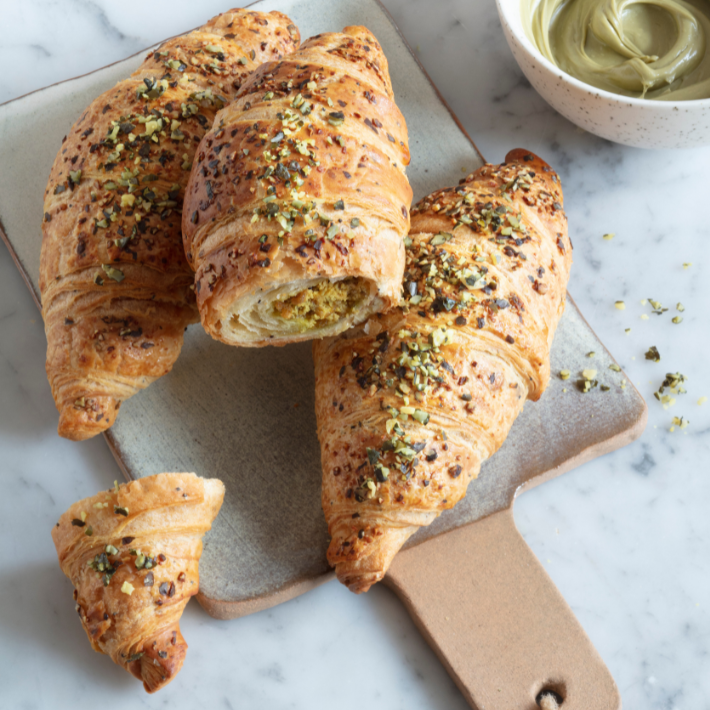croissant relleno pistacho